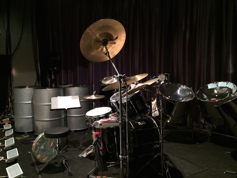 にっぽん丸の小笠原クルージングでスティールパンを演奏4