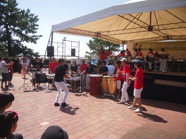 神戸スティールパンカーニバルでエンジンルーム初舞台